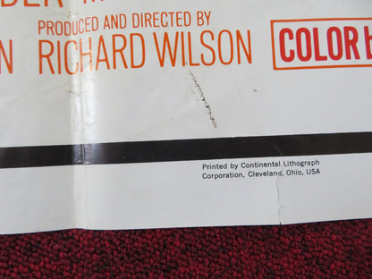 INVITATION TO A GUNFIGHTER FOLDED US ONE SHEET POSTER Y. BRYNNER G.SEGAL 1964 Rendezvous Cinema Movie posters