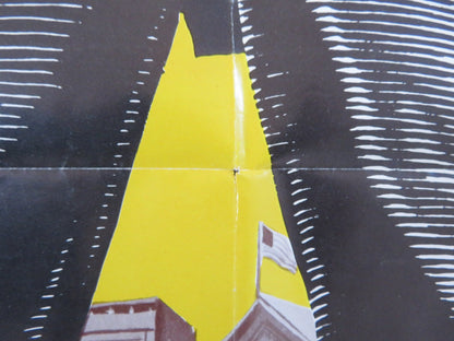 INVITATION TO A GUNFIGHTER FOLDED US ONE SHEET POSTER Y. BRYNNER G.SEGAL 1964 Rendezvous Cinema Movie posters