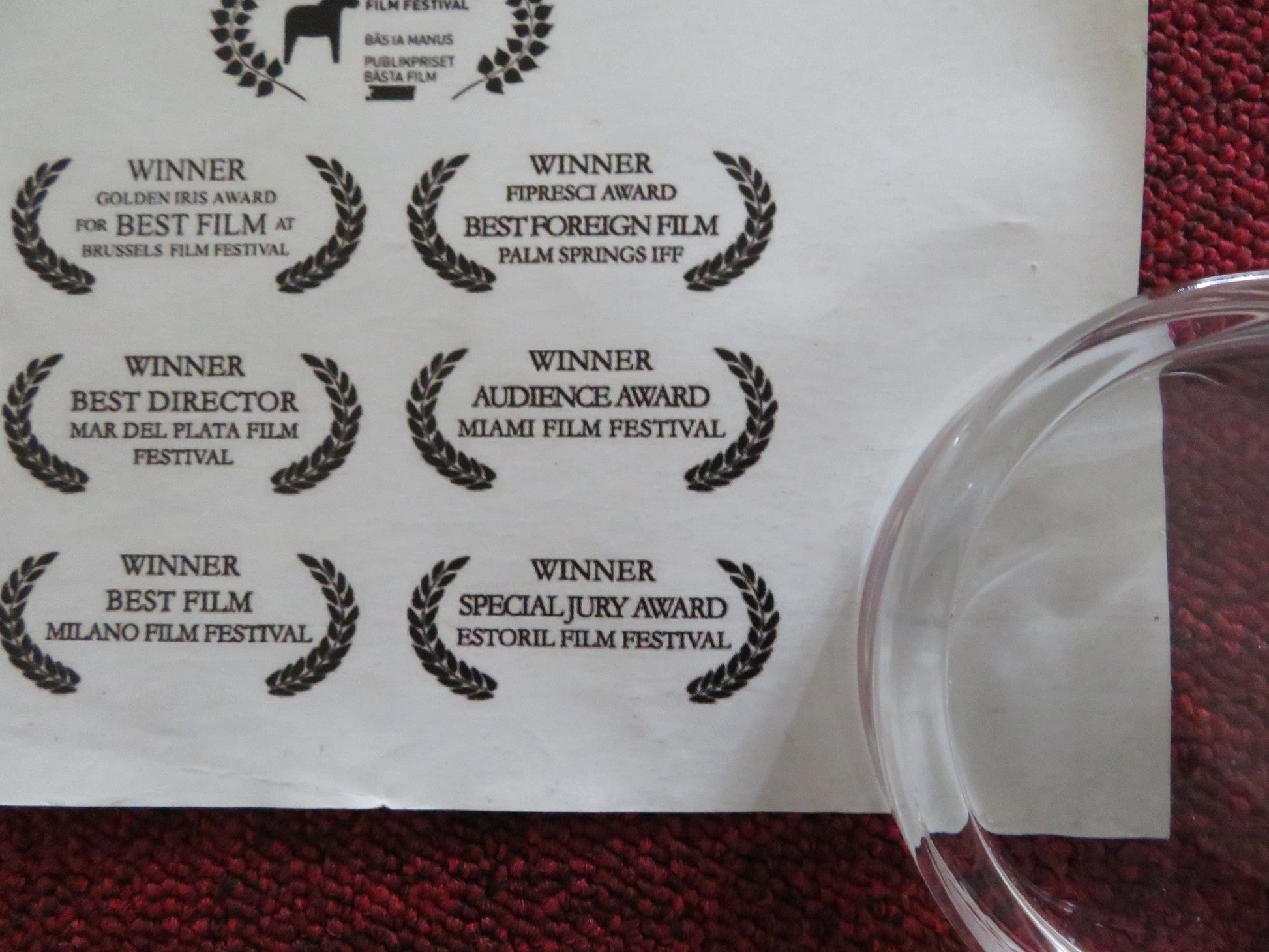 INVOLUNTARY UK QUAD ROLLED POSTER VILLMAR BJORKMAN LOLA EWERLUND 2008 Rendezvous Cinema Movie posters