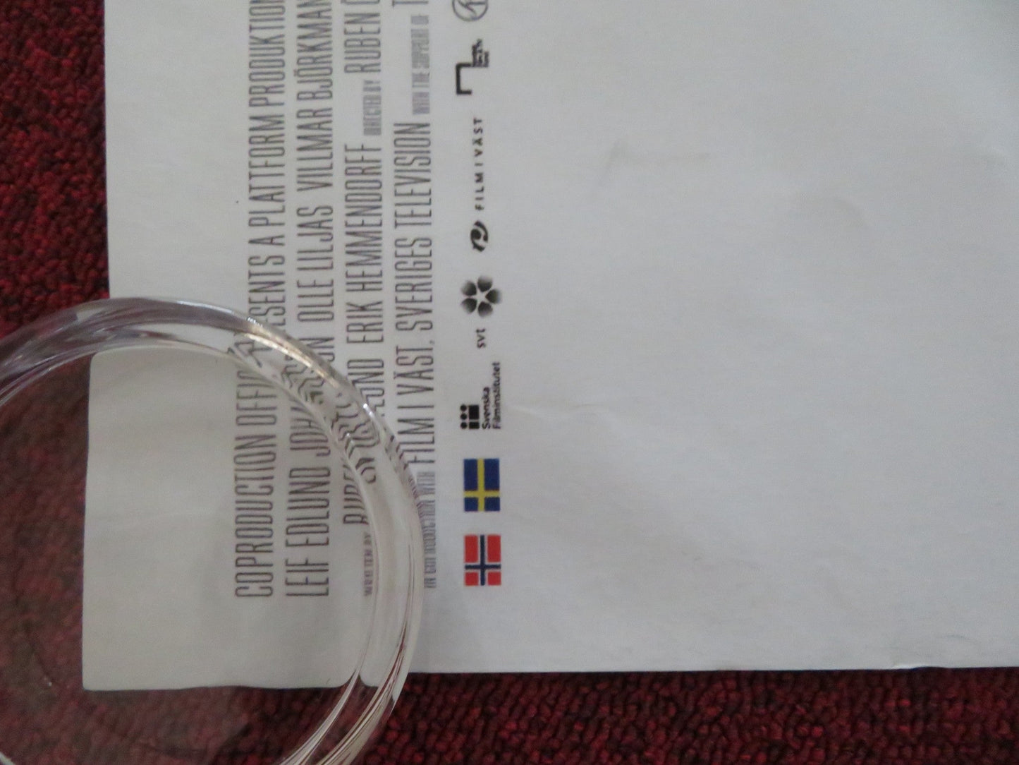 INVOLUNTARY UK QUAD ROLLED POSTER VILLMAR BJORKMAN LOLA EWERLUND 2008 Rendezvous Cinema Movie posters