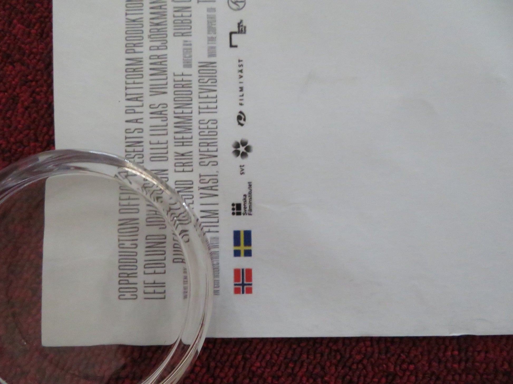 INVOLUNTARY UK QUAD ROLLED POSTER VILLMAR BJORKMAN LOLA EWERLUND 2008 Rendezvous Cinema Movie posters