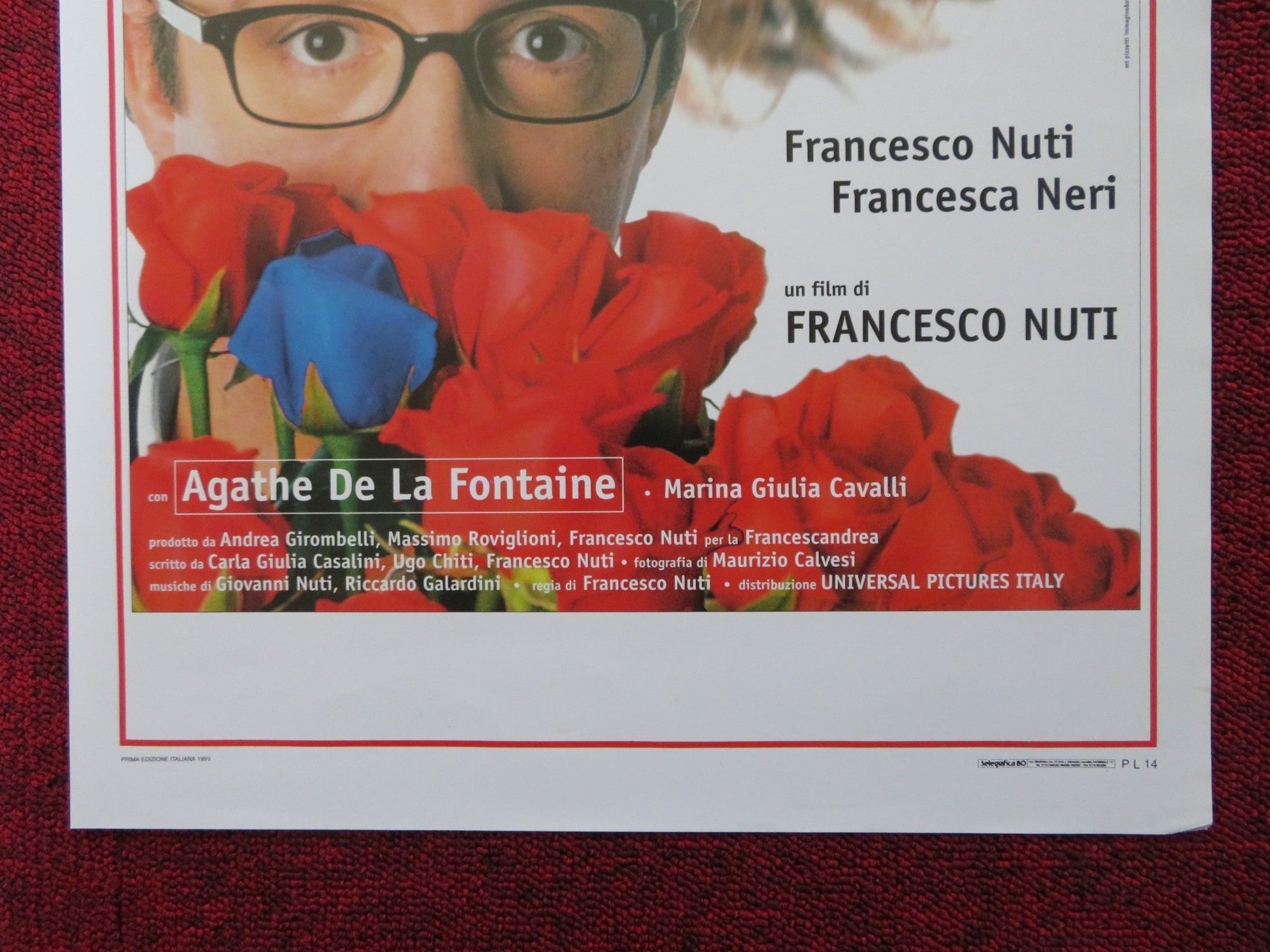 IO AMO ANDREA ITALIAN LOCANDINA POSTER FRANCESCO NUTI FRANCESCA NERI 2000 Rendezvous Cinema Movie posters