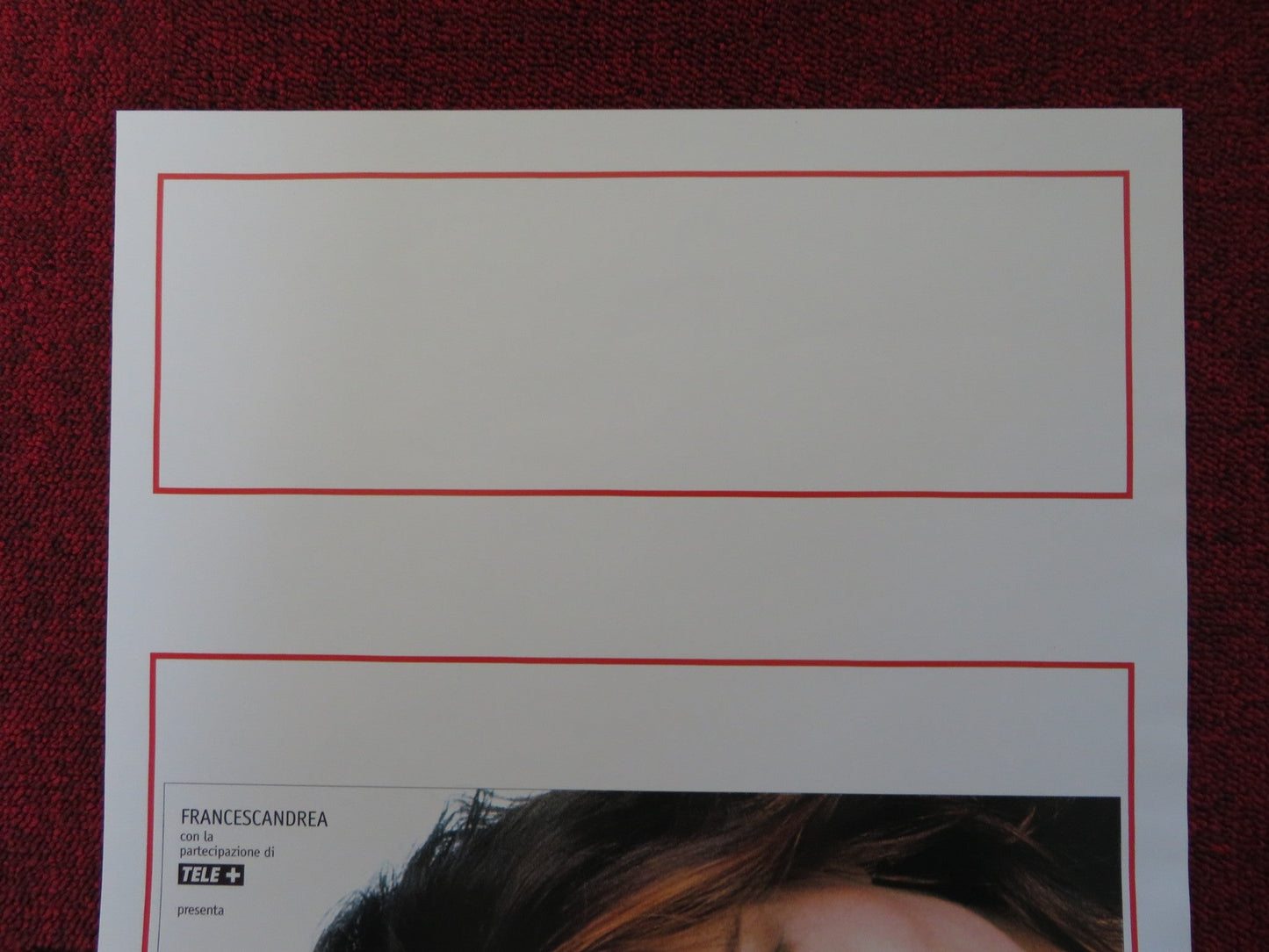 IO AMO ANDREA ITALIAN LOCANDINA POSTER FRANCESCO NUTI FRANCESCA NERI 2000 Rendezvous Cinema Movie posters