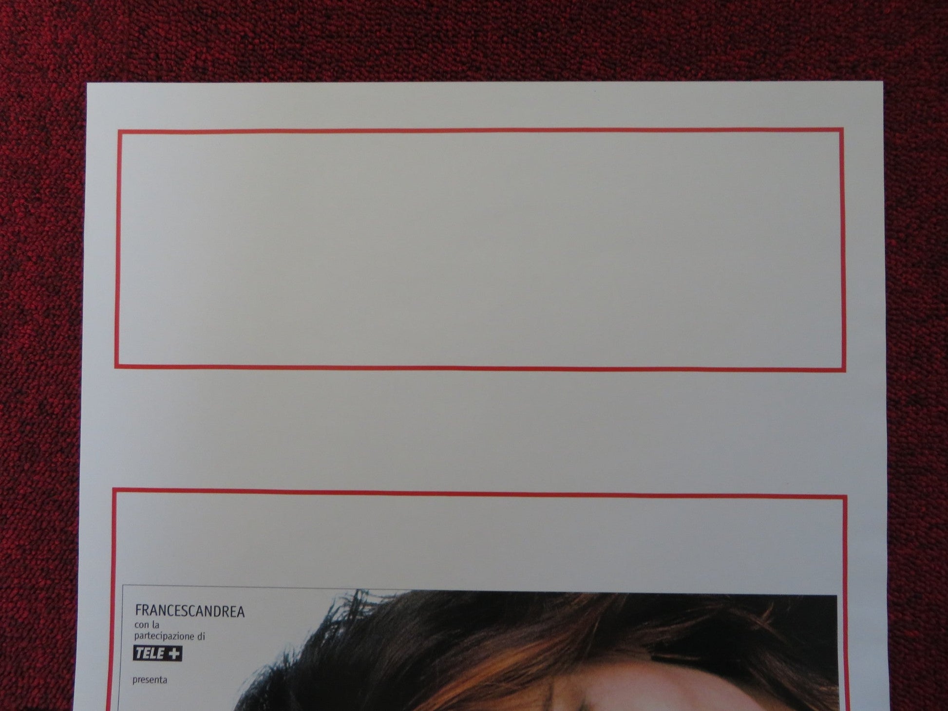 IO AMO ANDREA ITALIAN LOCANDINA POSTER FRANCESCO NUTI FRANCESCA NERI 2000 Rendezvous Cinema Movie posters