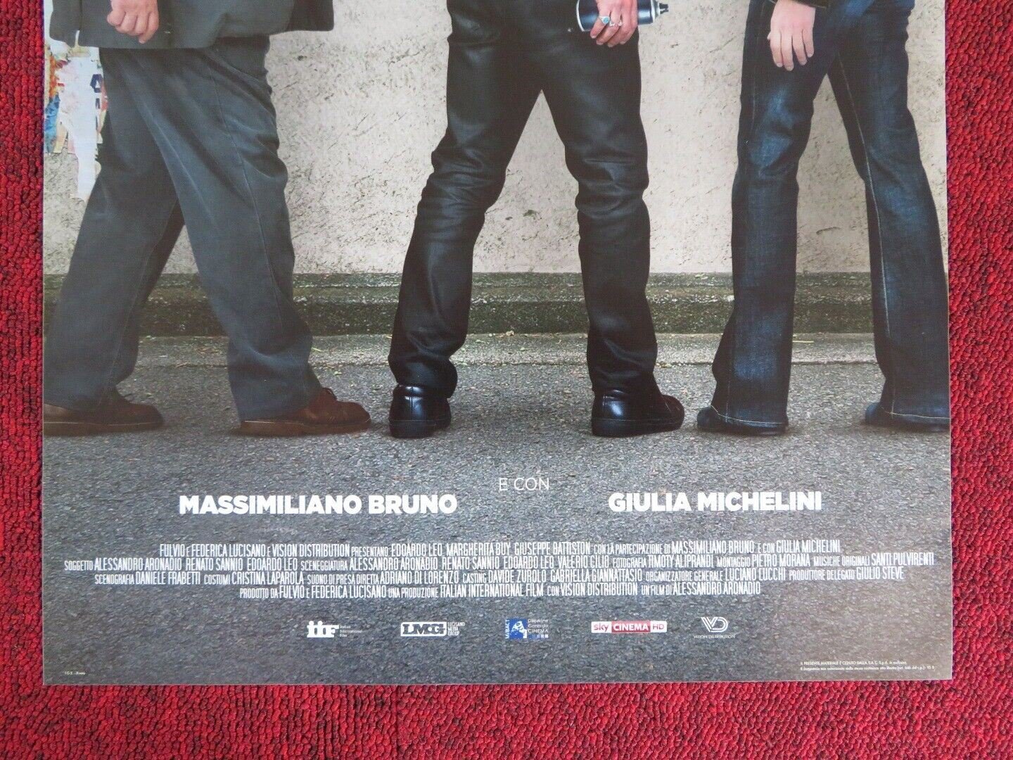 IO C'E ITALIAN LOCANDINA (26.5"x13") POSTER ALESSANDRO ARONADIO 2018 Movie posters