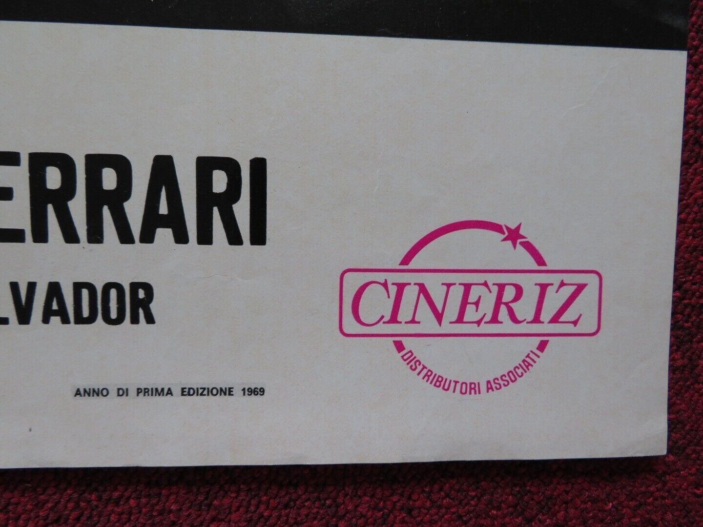 IO, EMMANUELLE ITALIAN FOGLIO ROLLED POSTER ERIKA BLANC ADOLFO CELI 1969 Movie posters