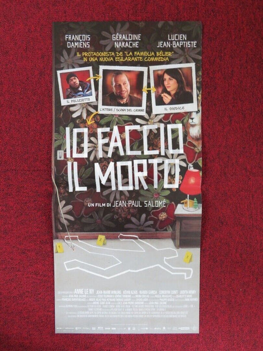 IO FACCIO IL MORTO ITALIAN LOCANDINA (26.5"x12.5") POSTER G NAKACHE 2013 Rendezvous Cinema Movie posters