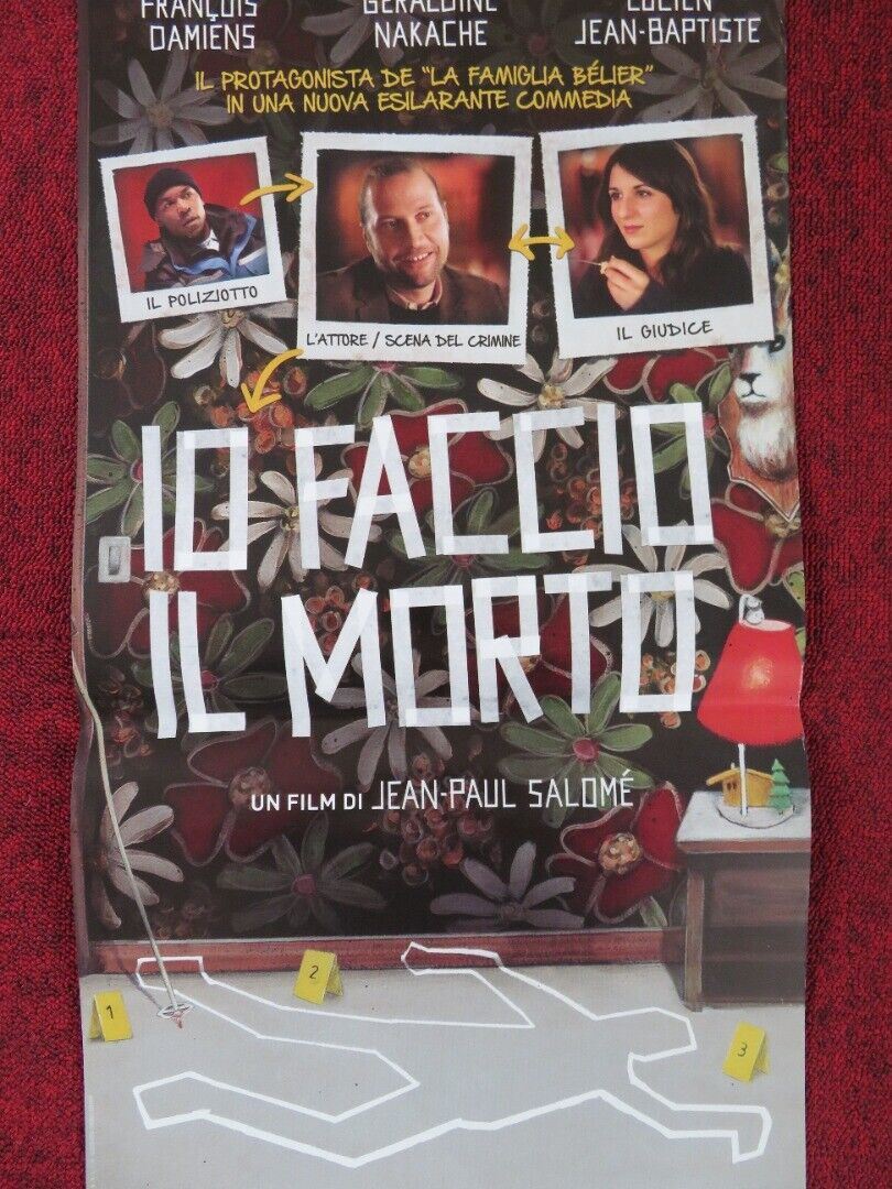 IO FACCIO IL MORTO ITALIAN LOCANDINA (26.5"x12.5") POSTER G NAKACHE 2013 Rendezvous Cinema Movie posters