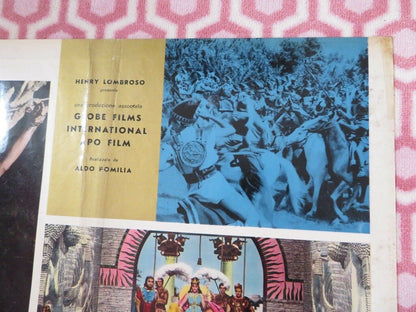 IO SEMIRAMIDE / Slave Queen of Babylon ITALIAN FOGLIO POSTER YVONNE FURNEUX 1963 - Rendezvous Cinema