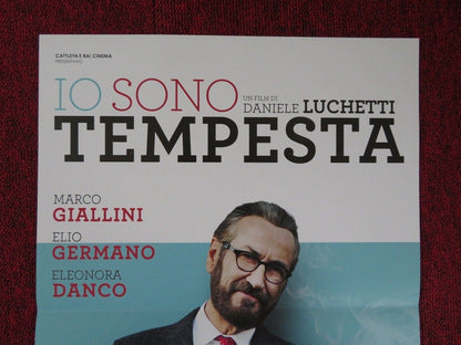 IO SONO TEMPESTA TEM ITALIAN LOCANDINA (26.5"x12.5") POSTER MARCO GIALLINI 2018 Movie posters