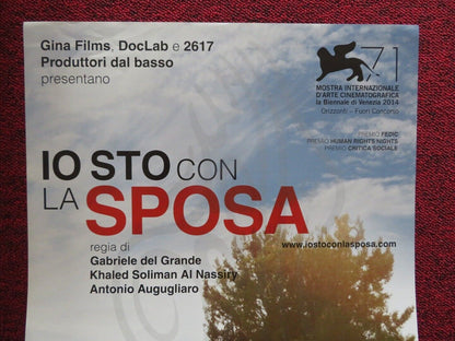 IO STO CON LA SPOSA ITALIAN LOCANDINA (27"x13") POSTER TASNEEM FARED 2014 - Rendezvous Cinema
