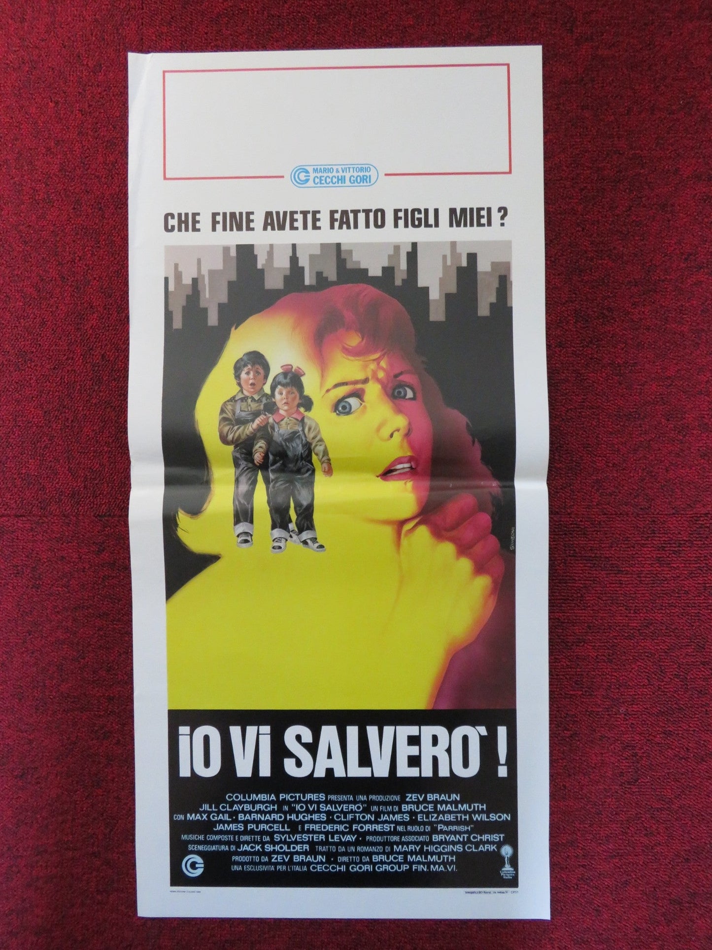 IO VI SALVERO ITALIAN LOCANDINA POSTER JILL CLAYBURGH MAX GAIL 1986 Rendezvous Cinema Movie posters