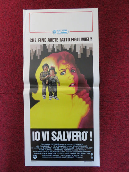 IO VI SALVERO ITALIAN LOCANDINA POSTER JILL CLAYBURGH MAX GAIL 1986 Rendezvous Cinema Movie posters