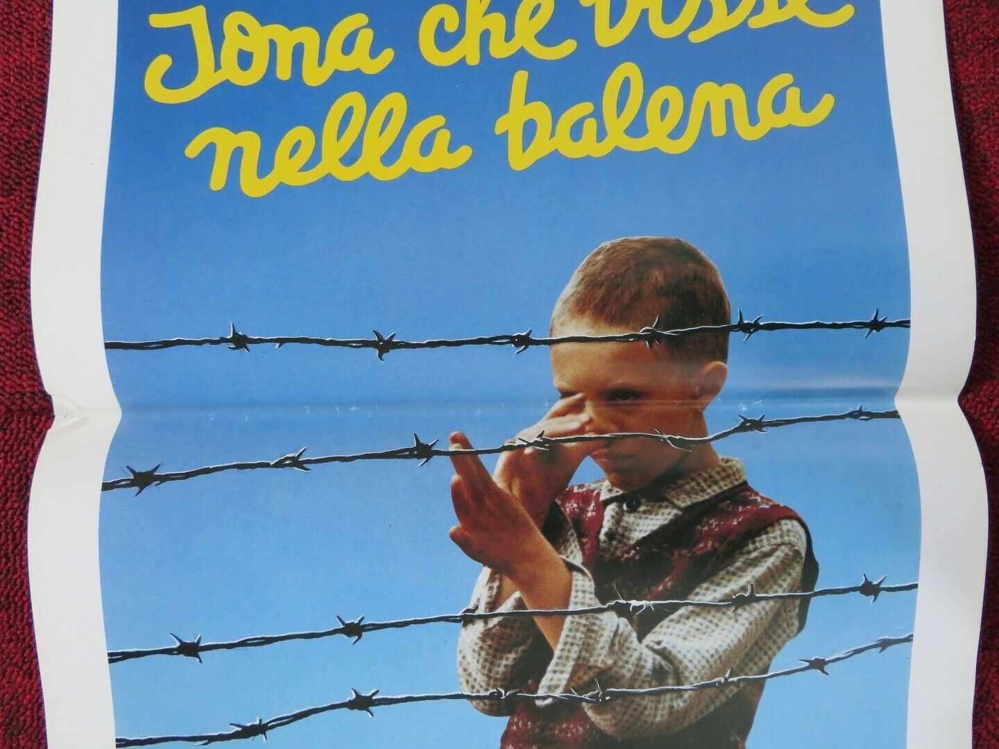IONA CHE VISSE NELLA BALENA ITALIAN LOCANDINA (27.5"x13") POSTER JEAN HUGUES '93 - Rendezvous Cinema