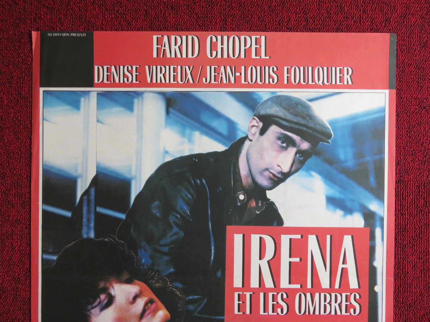 IRENA AND THE SHADOWS FRENCH POSTER FARID CHOPEL DENISE VIRIEUX 1987 Rendezvous Cinema Movie posters