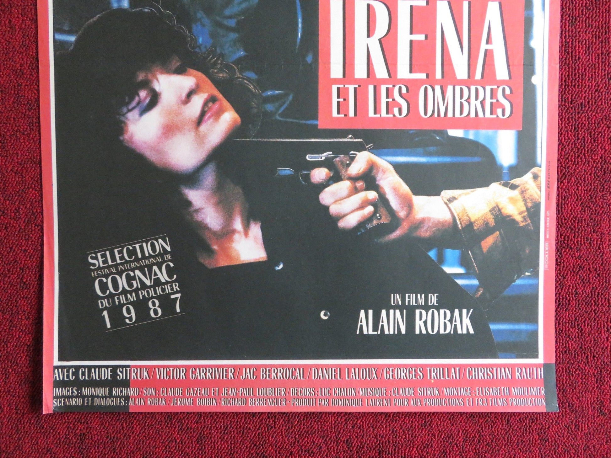 IRENA AND THE SHADOWS FRENCH POSTER FARID CHOPEL DENISE VIRIEUX 1987 Rendezvous Cinema Movie posters