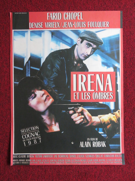 IRENA AND THE SHADOWS FRENCH POSTER FARID CHOPEL DENISE VIRIEUX 1987 Rendezvous Cinema Movie posters