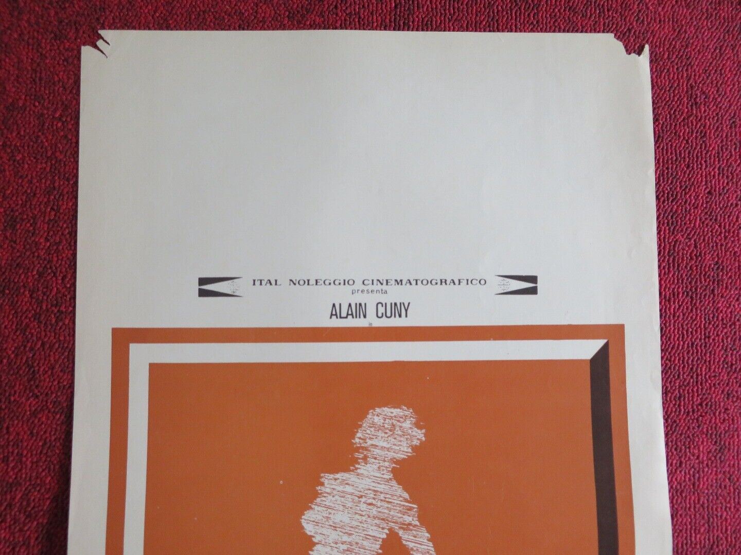 IRENE IRENE ITALIAN LOCANDINA (27.5"x13") POSTER ALAIN CUNY SIBILLA SEDAT 1975 Movie posters