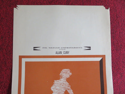 IRENE IRENE ITALIAN LOCANDINA (27.5"x13") POSTER ALAIN CUNY SIBILLA SEDAT 1975 Movie posters