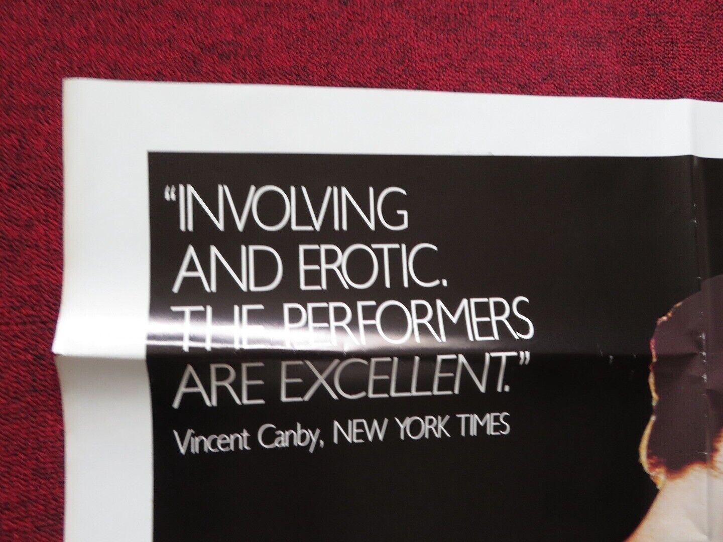 IREZUMI FOLDED US ONE SHEET POSTER MASAYO UTSUNOMIYA YOICHI TAKABAYASHI 1984 - Rendezvous Cinema