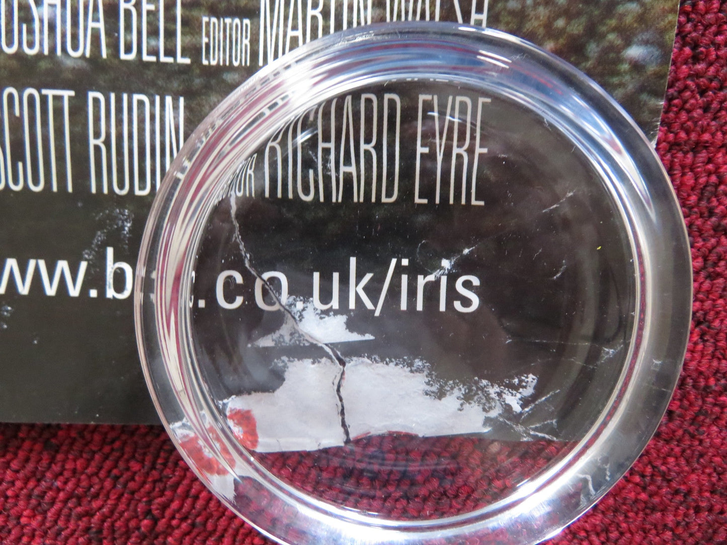 IRIS UK QUAD (30"x 40") ROLLED POSTER JUDI DENCH KATE WINSLET 2001 Rendezvous Cinema Movie posters