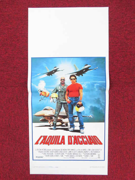 IRON EAGLE ITALIAN LOCANDINA POSTER JASON GEDRICK DAVID SUCHET 1986 Rendezvous Cinema Movie posters