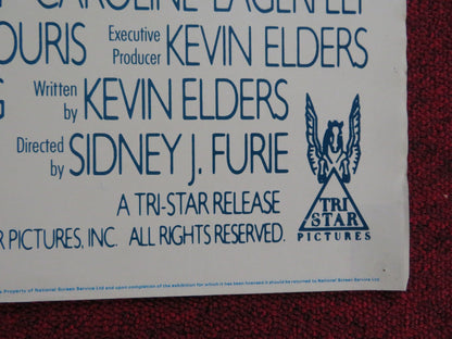 IRON EAGLE UK QUAD POSTER FOLDED JASON GEDRICK LOUIS GOSSETT JR. SUCHET 1986 Rendezvous Cinema Movie posters