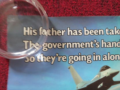 IRON EAGLE VHS VIDEO POSTER JASON GEDRICK LOUIS GOSSETT, JR. 1986 Rendezvous Cinema Movie posters