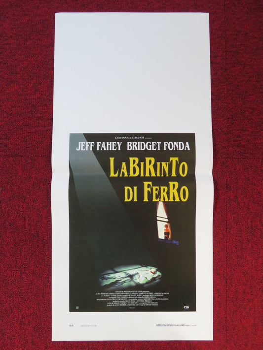 IRON MAZE ITALIAN LOCANDINA POSTER JEFF FAHEY BRIDGET FONDA 1993 Rendezvous Cinema Movie posters