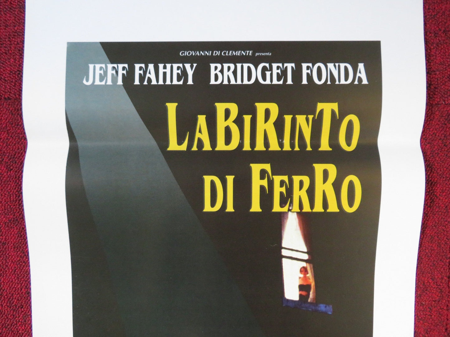 IRON MAZE ITALIAN LOCANDINA POSTER JEFF FAHEY BRIDGET FONDA 1993 Rendezvous Cinema Movie posters