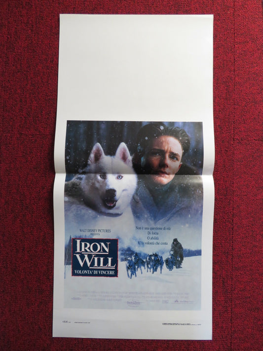 IRON WILL ITALIAN LOCANDINA POSTER DISNEY MACKENZIE ASTIN 1994 Rendezvous Cinema Movie posters