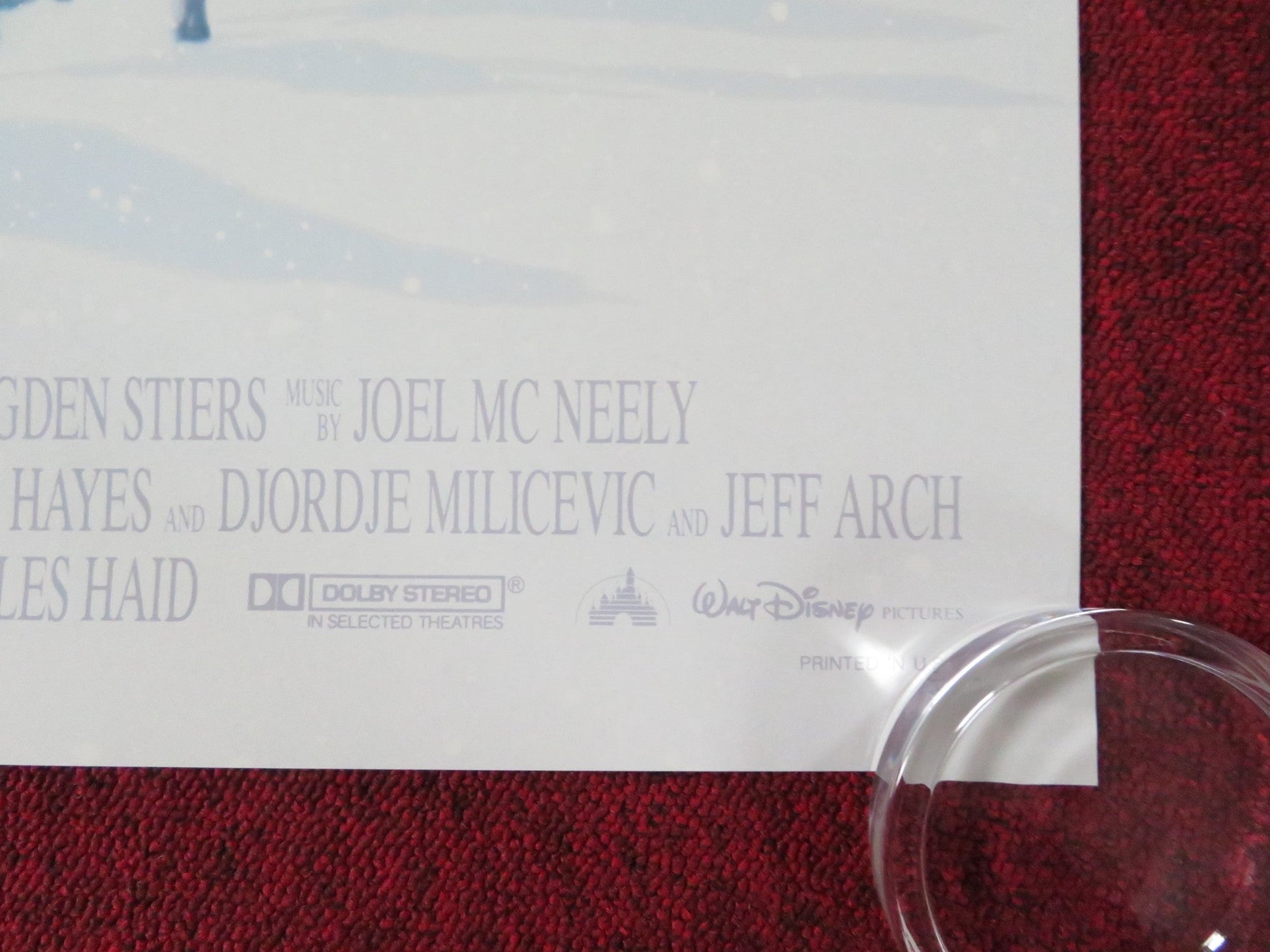 IRON WILL US ONE SHEET ROLLED POSTER DISNEY KEVIN SPACEY MACKENZIE ASTIN 1994 Rendezvous Cinema Movie posters