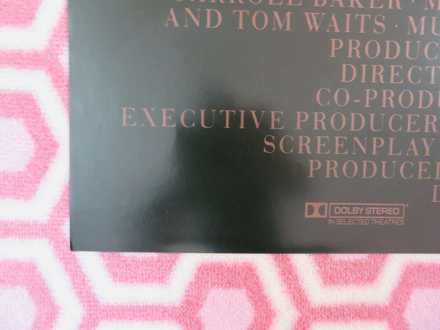 IRONWEED ONE SHEET FOLDED POSTER JACK NICHOLSON MERYL STREEP 1987 Rendezvous Cinema Movie posters