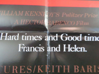 IRONWEED ONE SHEET FOLDED POSTER JACK NICHOLSON MERYL STREEP 1987 Rendezvous Cinema Movie posters