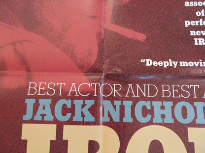 IRONWEED UK ORIGINAL QUAD POSTER 1987 JACK NICHOLSON MERYL STREEP TOM WAITS RARE Movie posters