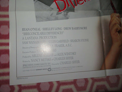 IRRECONCILABLE DIFFERENCES ONE SHEET POSTER DREW BARRYMORE 1984 Movie posters