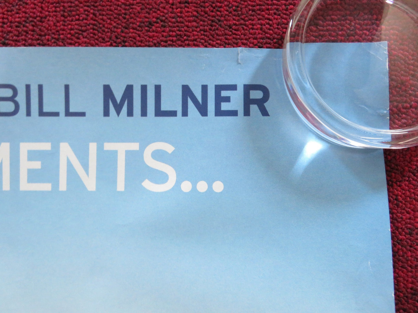 IS ANYBODY THERE? UK QUAD (30"x 40") ROLLED POSTER MICHAEL CAINE 2008 Rendezvous Cinema Movie posters