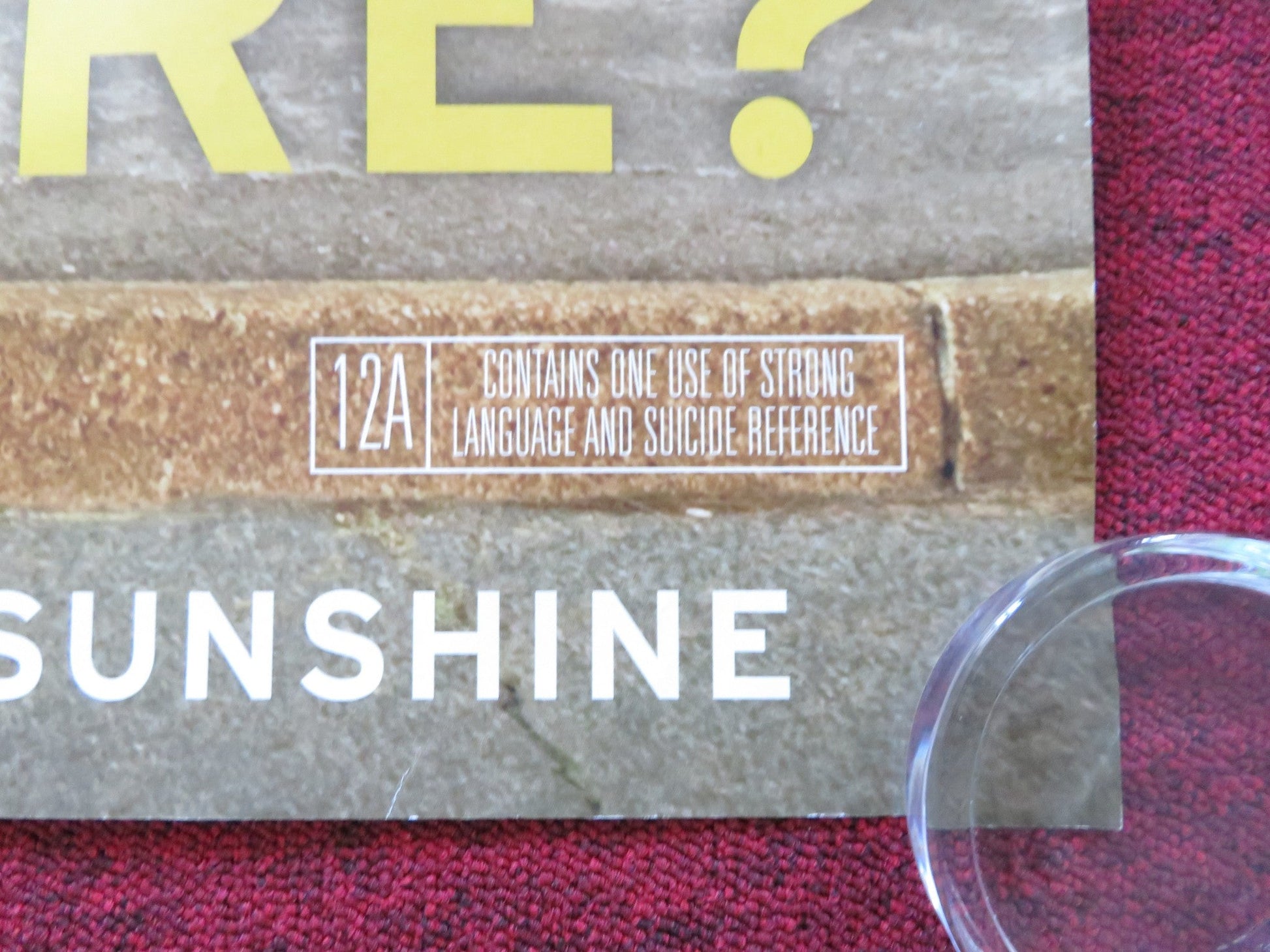 IS ANYBODY THERE? UK QUAD (30"x 40") ROLLED POSTER MICHAEL CAINE 2008 Rendezvous Cinema Movie posters