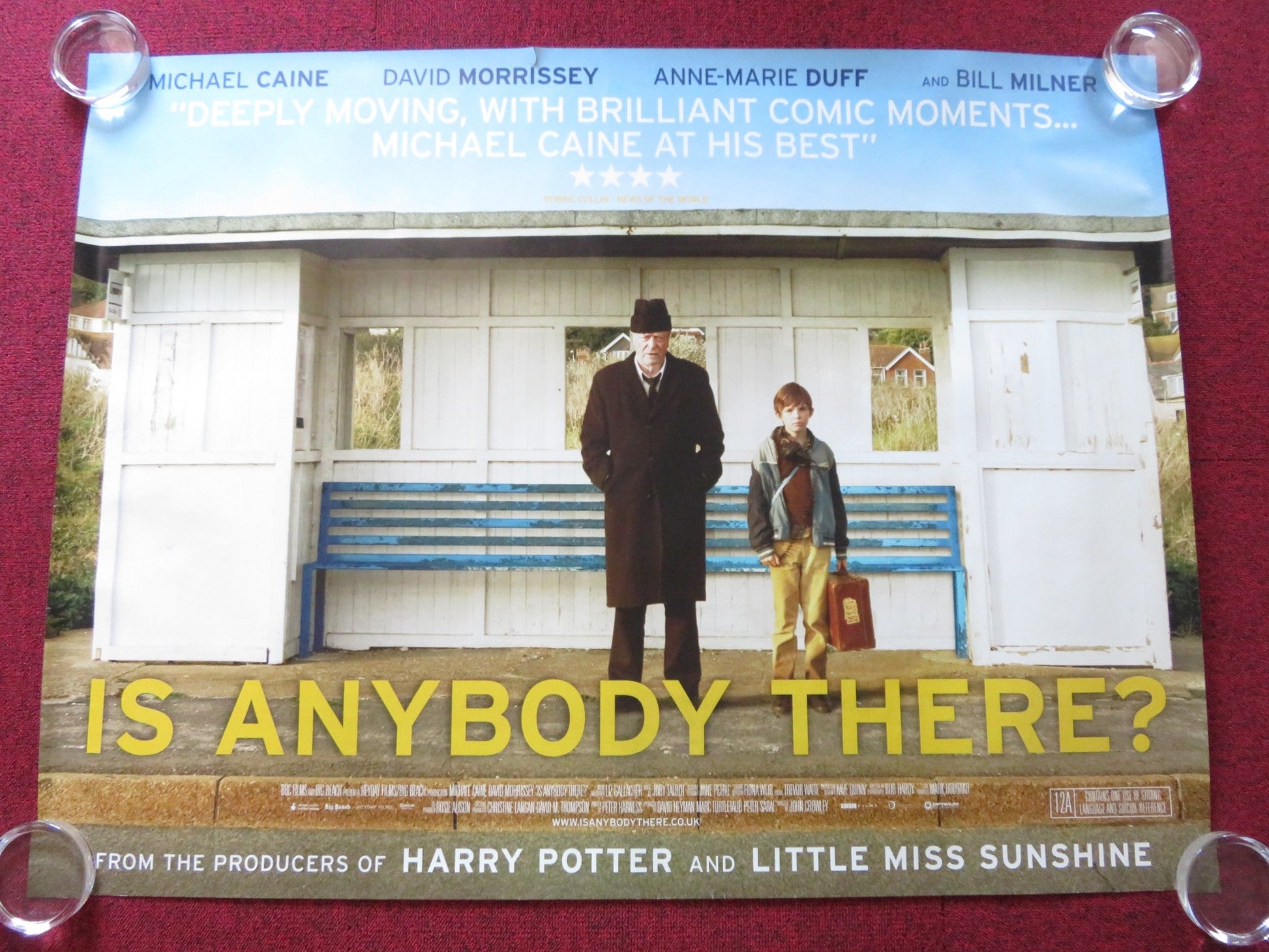 IS ANYBODY THERE? UK QUAD (30"x 40") ROLLED POSTER MICHAEL CAINE 2008 Rendezvous Cinema Movie posters