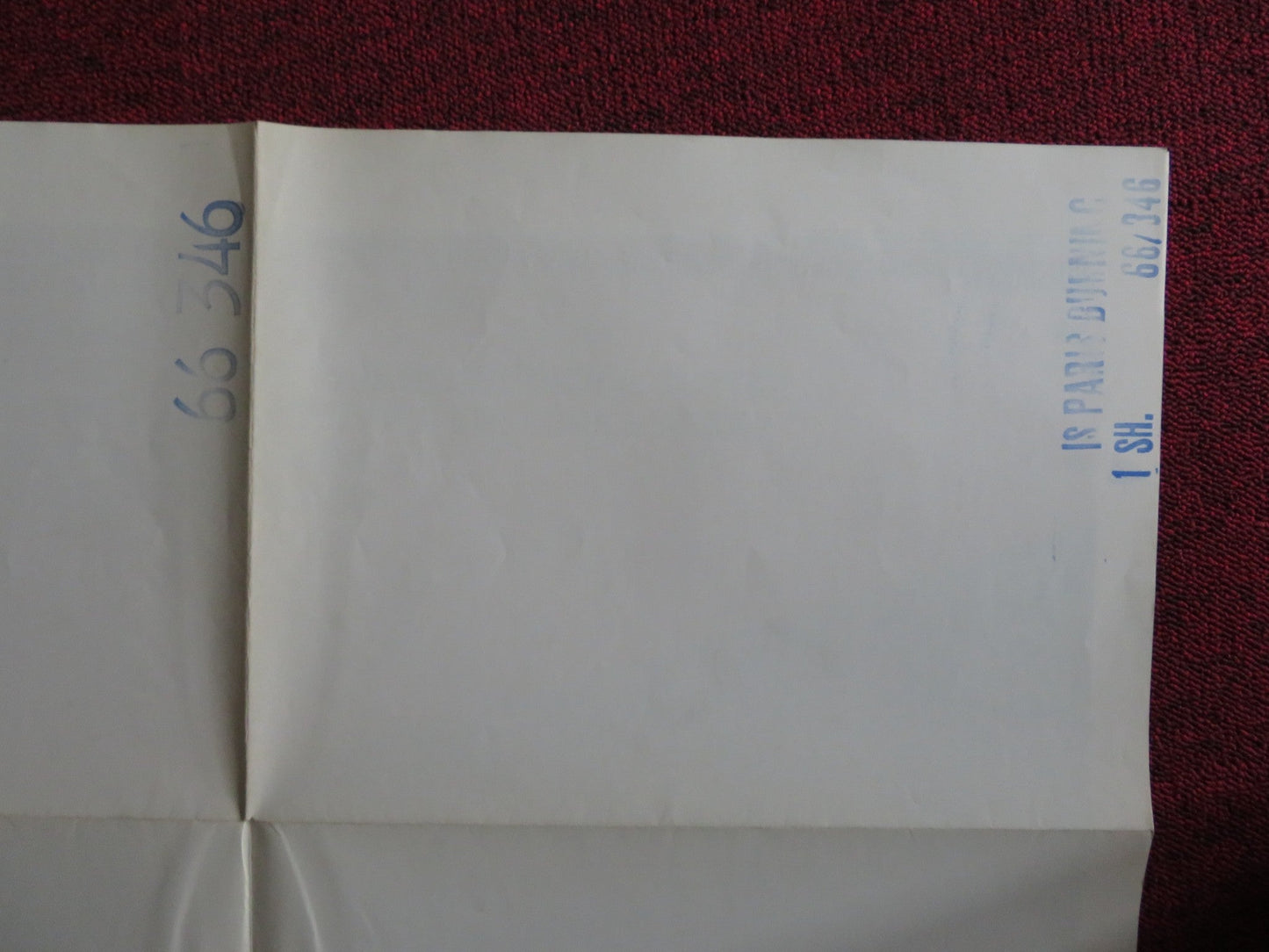 IS PARIS BURNING? FOLDED US ONE SHEET POSTER DOUGLAS FORD ORSON WELLES 1966 Rendezvous Cinema Movie posters