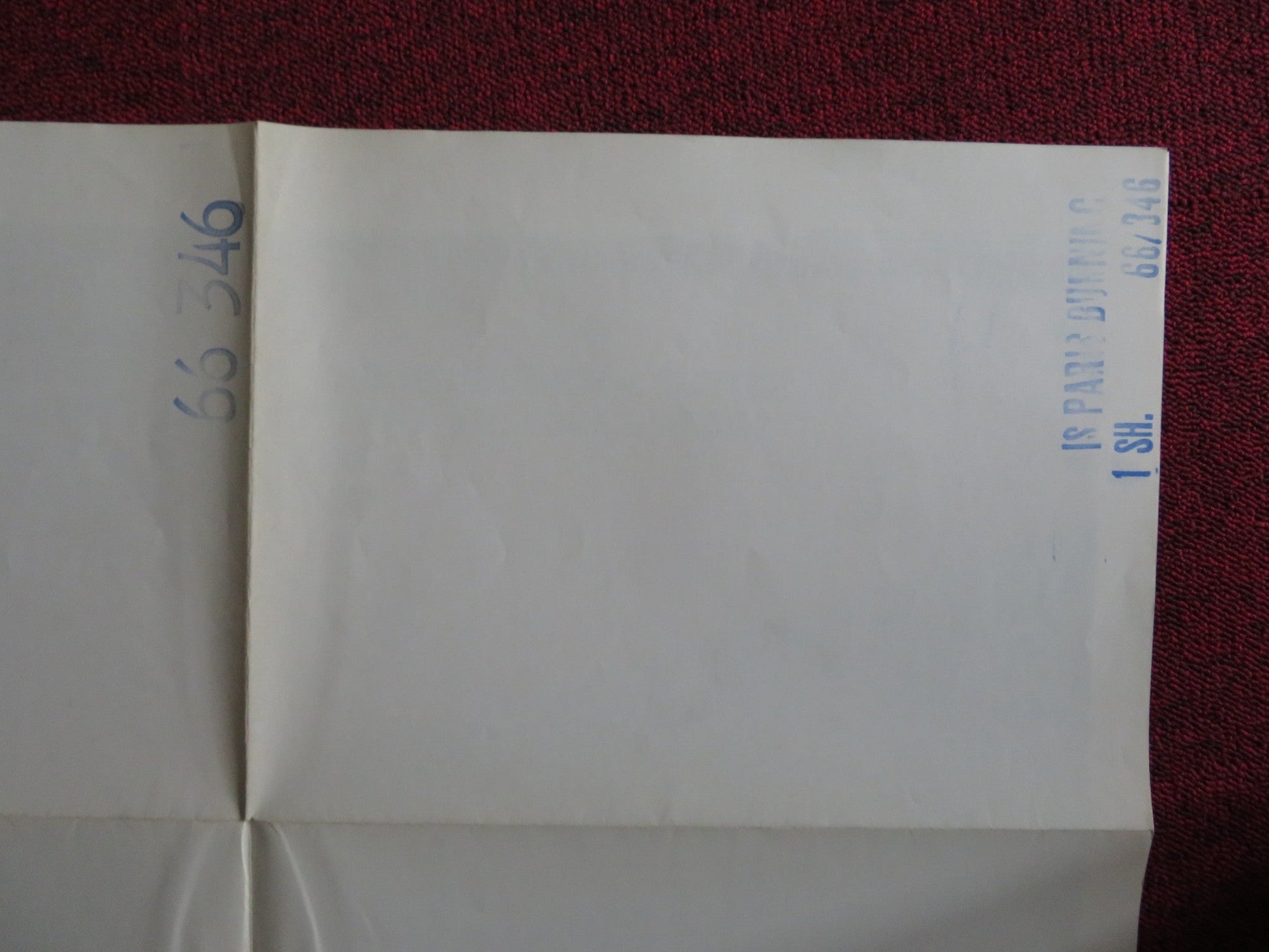 IS PARIS BURNING? FOLDED US ONE SHEET POSTER DOUGLAS FORD ORSON WELLES 1966 Rendezvous Cinema Movie posters