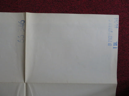 IS PARIS BURNING? FOLDED US ONE SHEET POSTER DOUGLAS FORD ORSON WELLES 1966 Rendezvous Cinema Movie posters