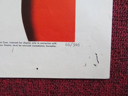 IS PARIS BURNING? STYLE B FOLDED US ONE SHEET POSTER JEAN - PAUL BELMONDO 1966 Rendezvous Cinema Movie posters