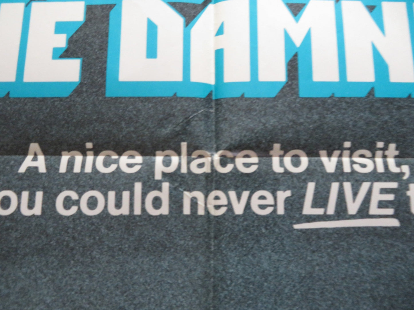 ISLAND OF THE DAMMED FOLDED US ONE SHEET POSTER LEWIS FIANDER P. RANSOME 1978 Rendezvous Cinema Movie posters