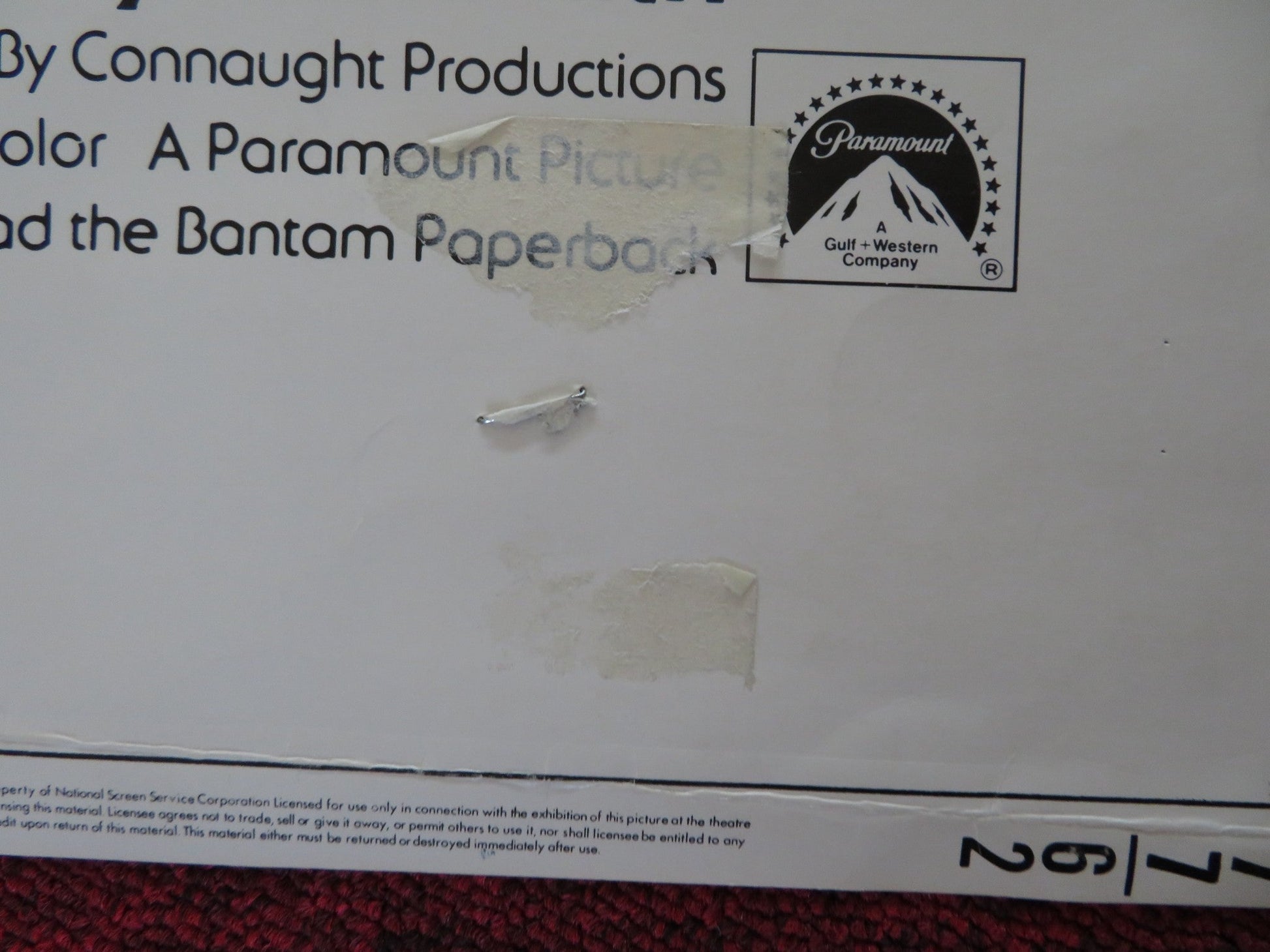 ISLANDS IN THE STREAM US INSERT (14"x 36") POSTER GEORGE C.SCOTT C. BLOOM 1977 Rendezvous Cinema Movie posters