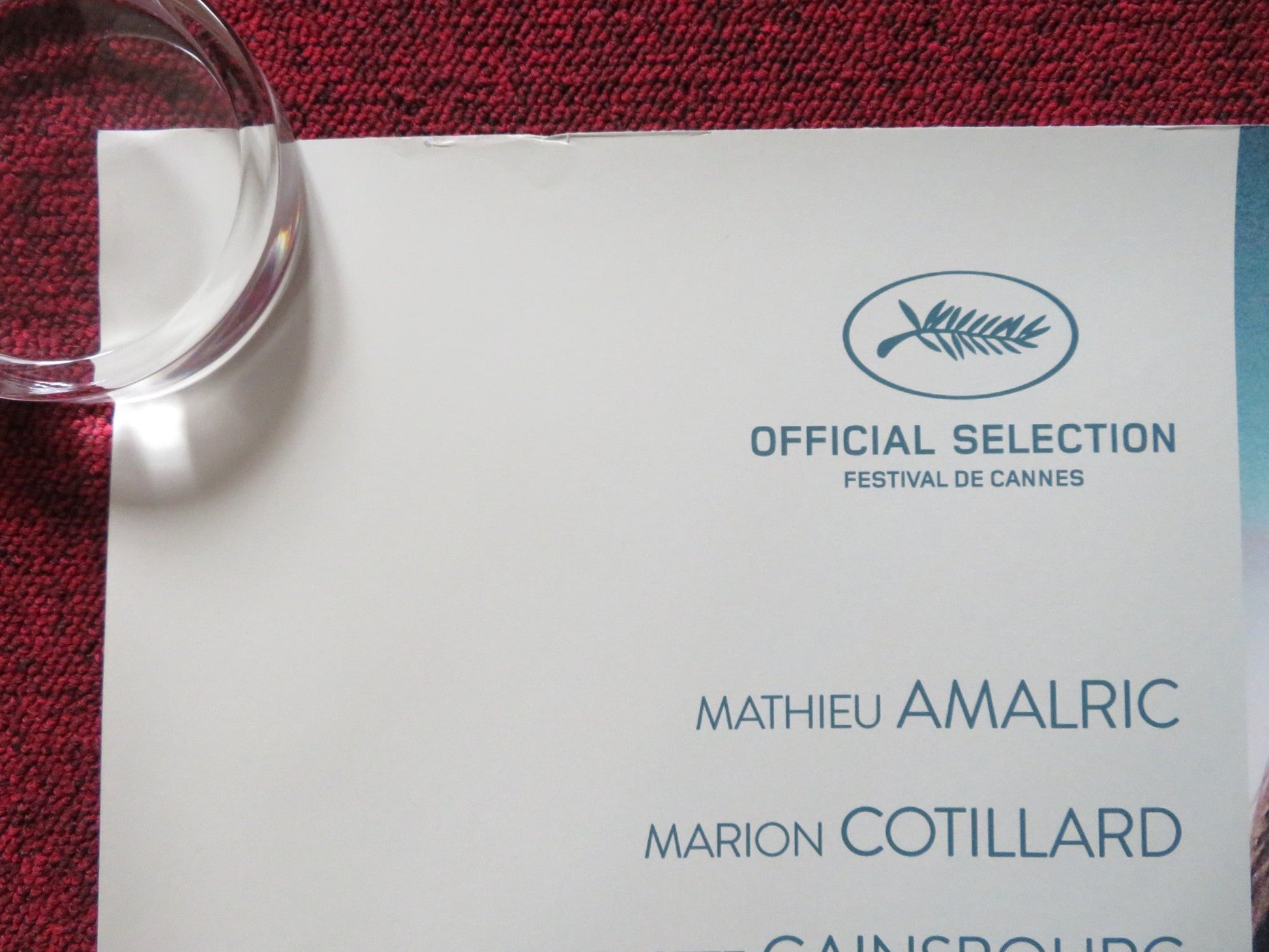 ISMAEL'S GHOSTS UK QUAD (30"x 40") ROLLED POSTER MATHIEU AMALRIC 2017 Rendezvous Cinema Movie posters