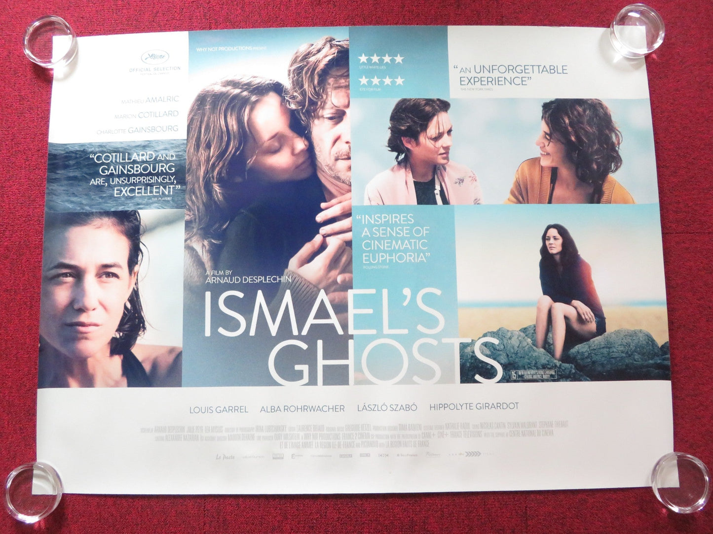 ISMAEL'S GHOSTS UK QUAD (30"x 40") ROLLED POSTER MATHIEU AMALRIC 2017 Rendezvous Cinema Movie posters