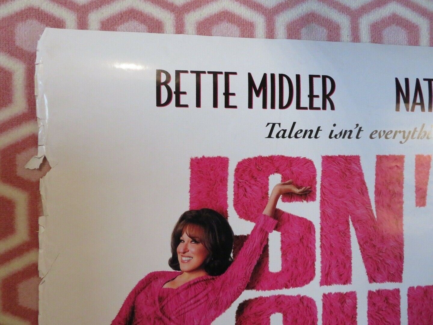 ISN'T SHE GREAT US ONE SHEET ROLLED POSTER BETTE MIDLER NATHAN LANE Movie posters