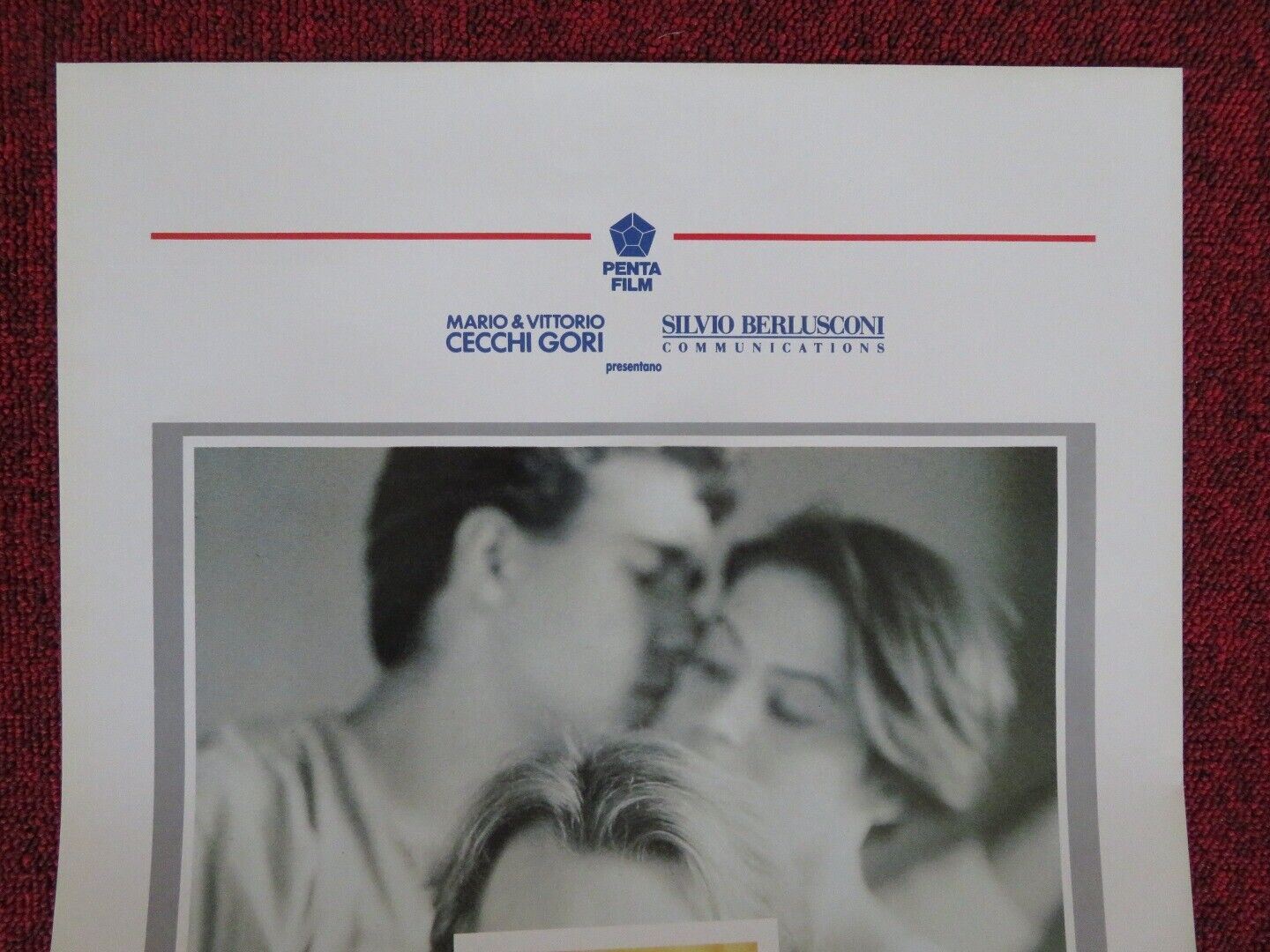 ISTANTANEE / Proof ITALIAN LOCANDINA (27.5"x13") POSTER HUGO WEAVING 1991 - Rendezvous Cinema