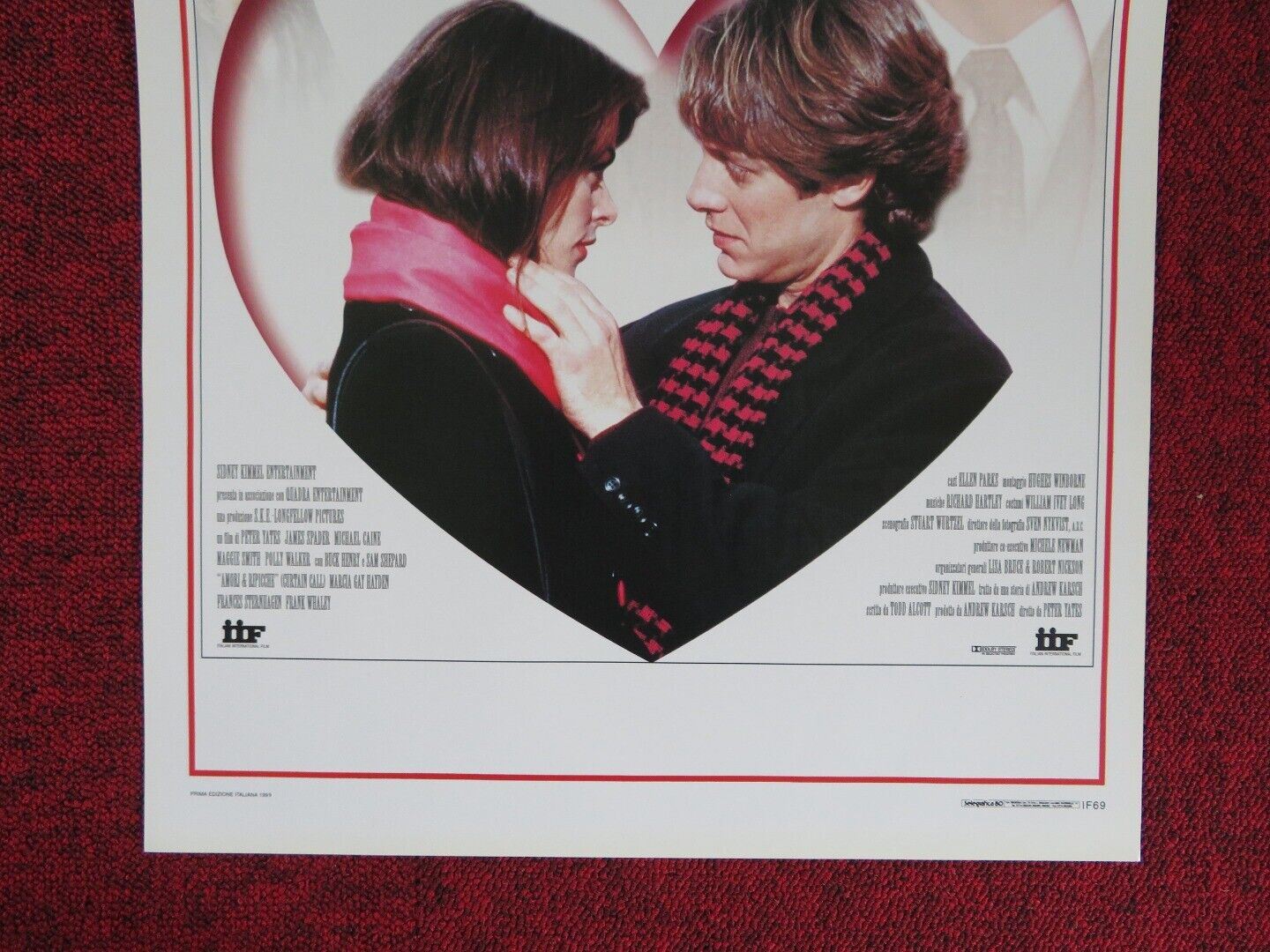 IT ALL CAME TRUE ITALIAN LOCANDINA (27.5"x13") POSTER MICHAEL CAINE 1999 Movie posters